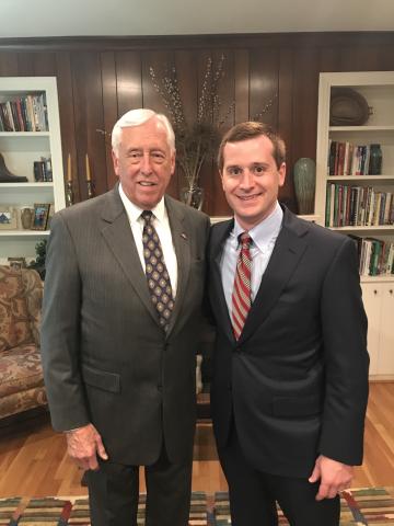 Rep. Hoyer and Rep. McCready standing next to each other
