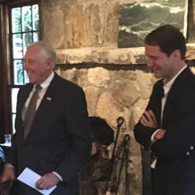 Hoyer campaigning with my good friend, Congressman Jim Himes